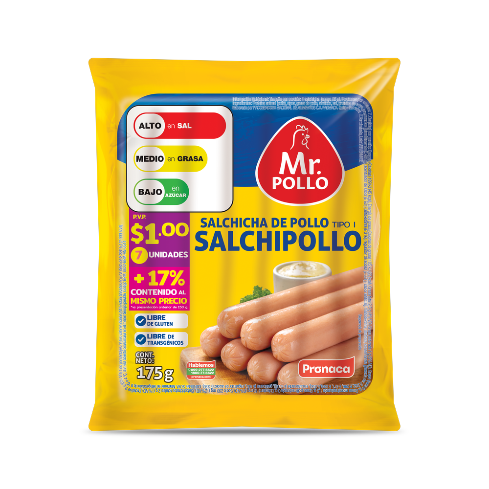 Salchipollo Línea Familiar