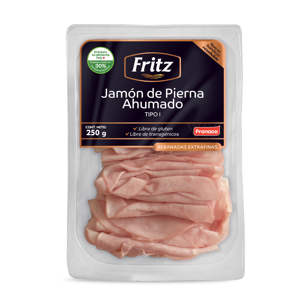 Jamón De Pierna Ahumado Rebanadas Artesanales