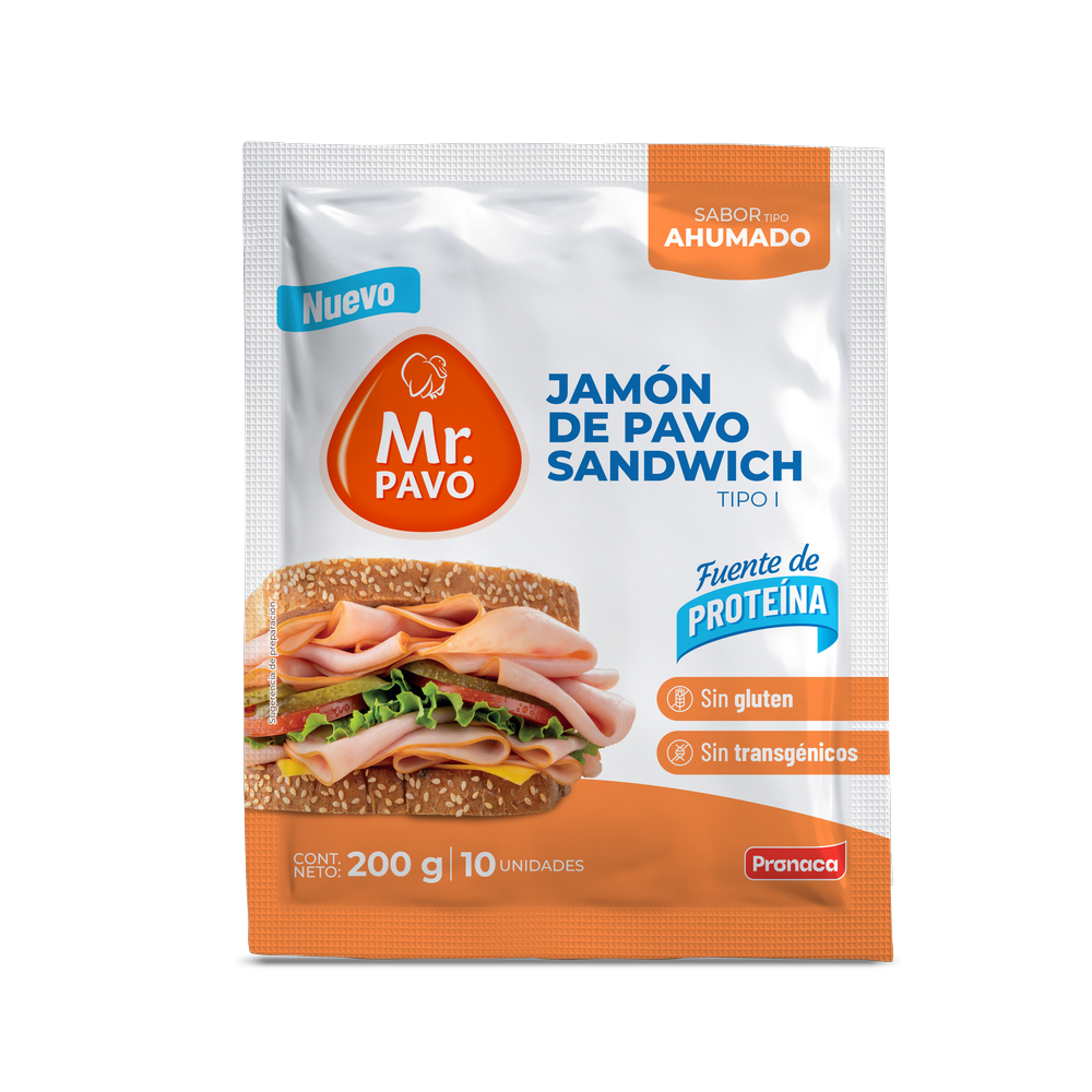 Jamón De Pavo Sándwich