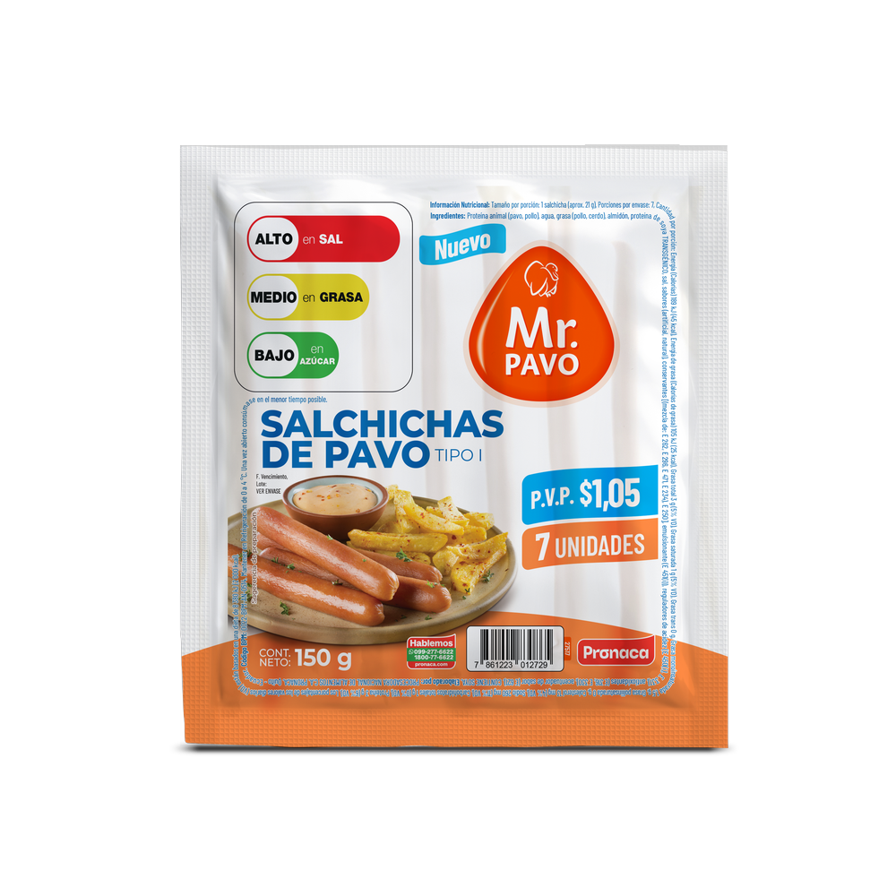 Salchichas De Pavo Familiares