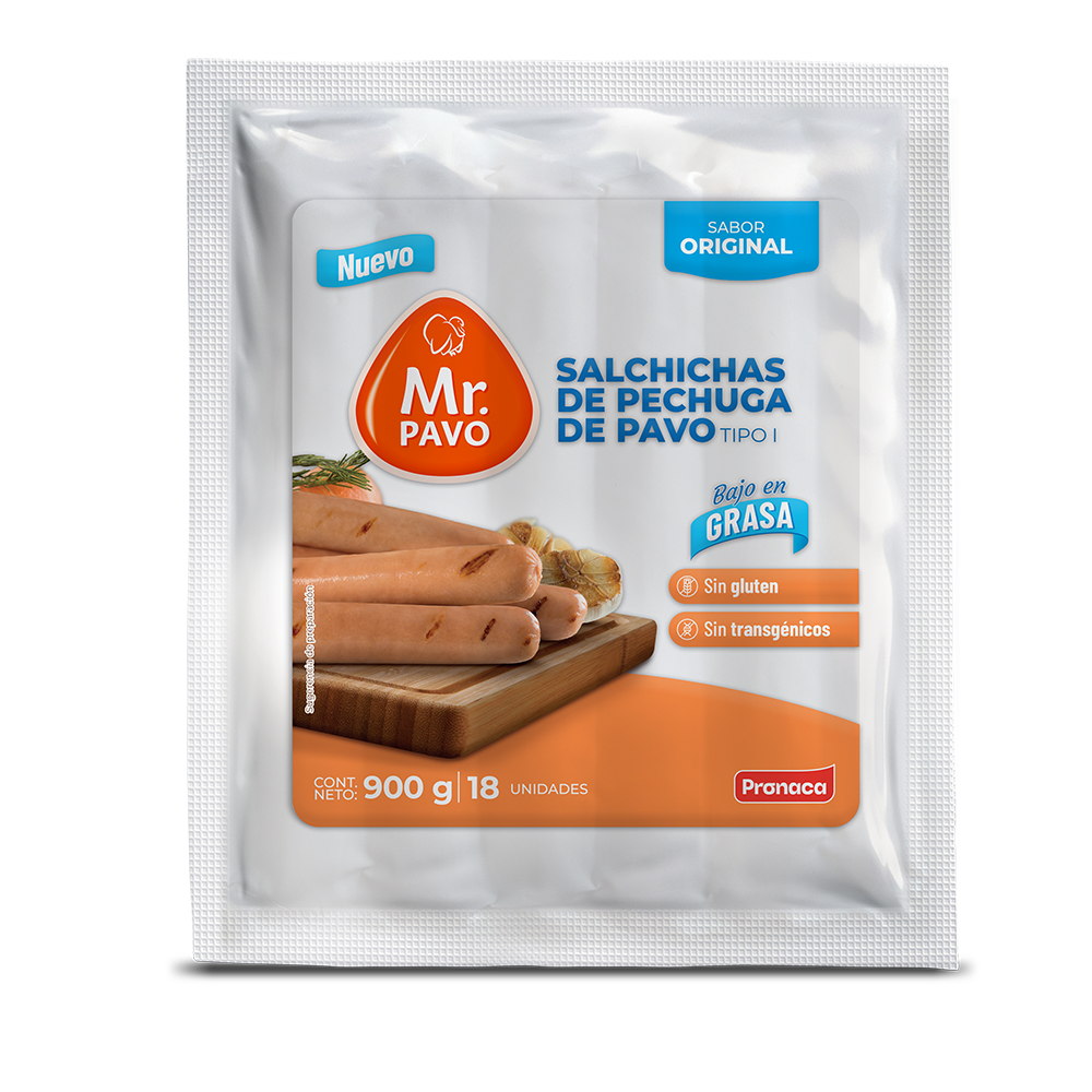 Salchichas de Pechuga de Pavo