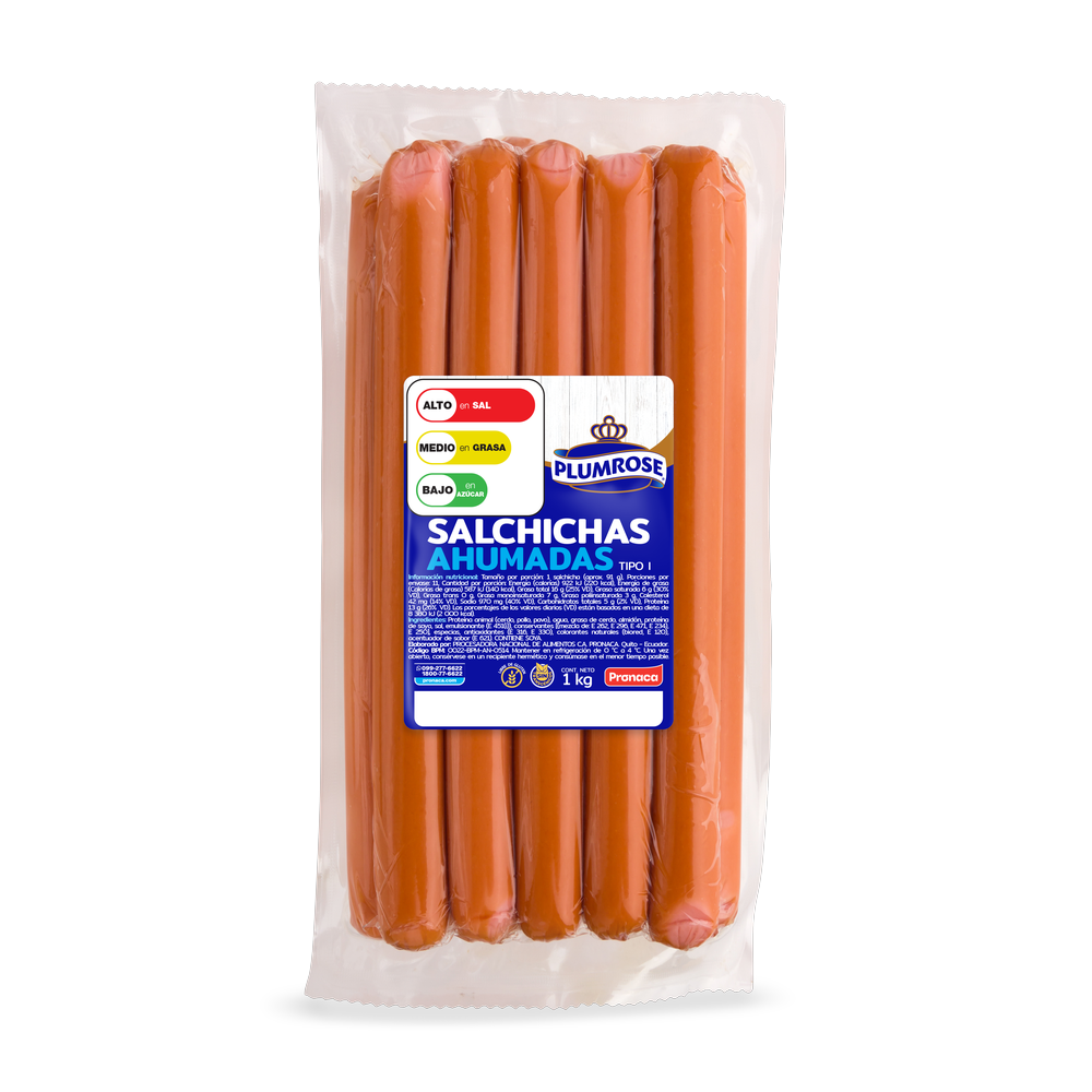 Salchicha Frankfurt Ahumada