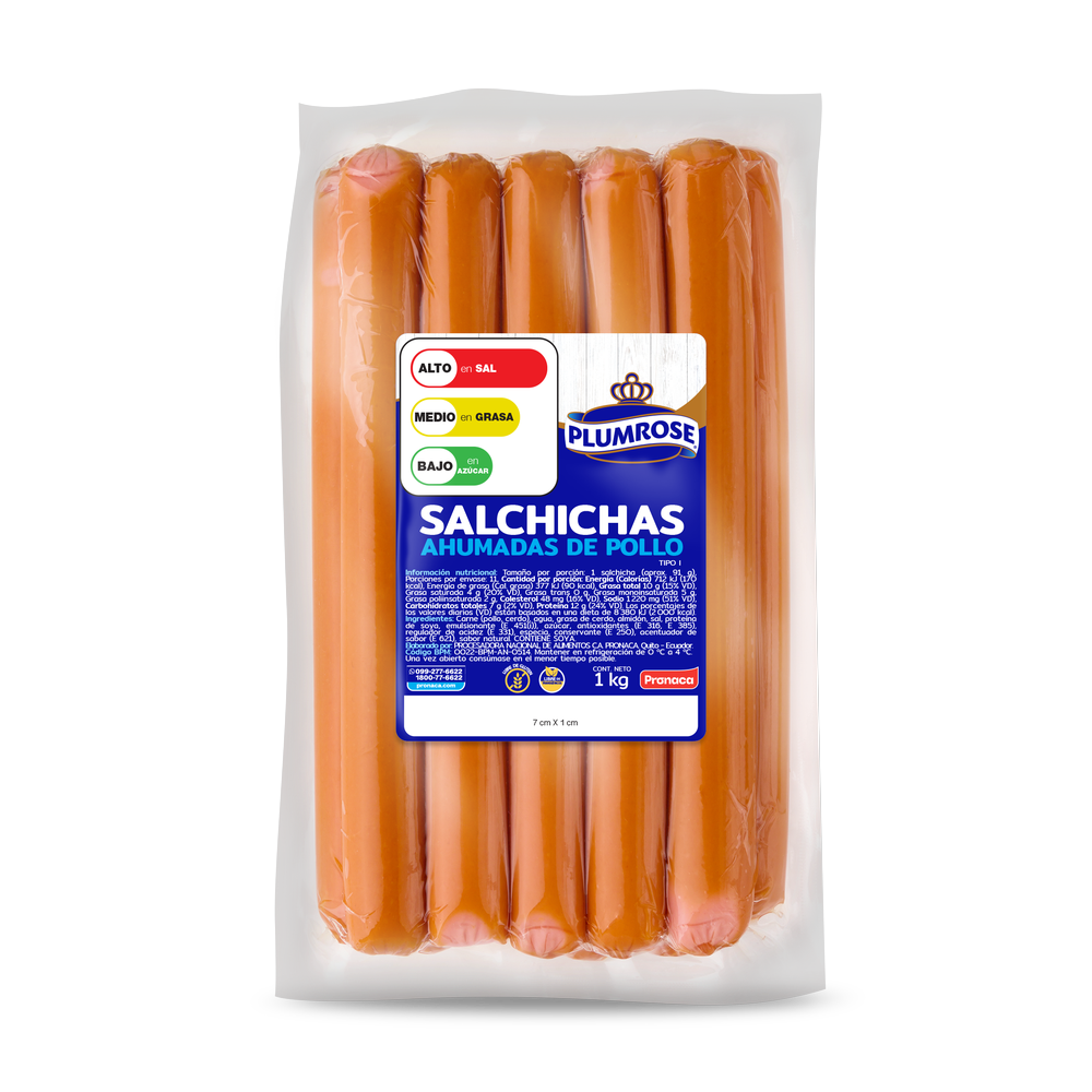 Salchicha Ahumada de Pollo