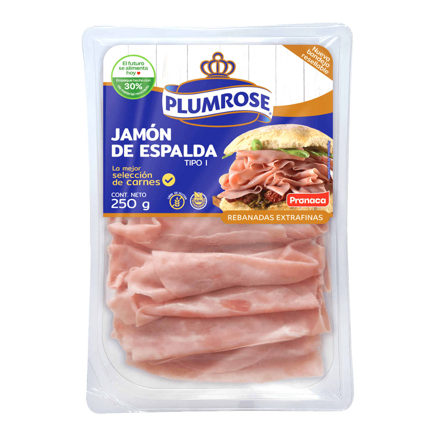 Jamón De Espalda Rebanadas Extrafinas
