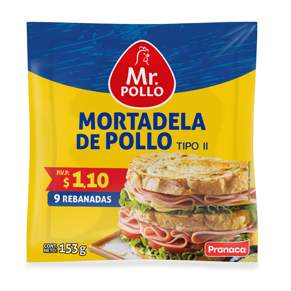 Mortadela De Pollo Línea Familiar