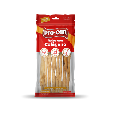 8 Rejos con Colágeno Sabor Pollo 5''
