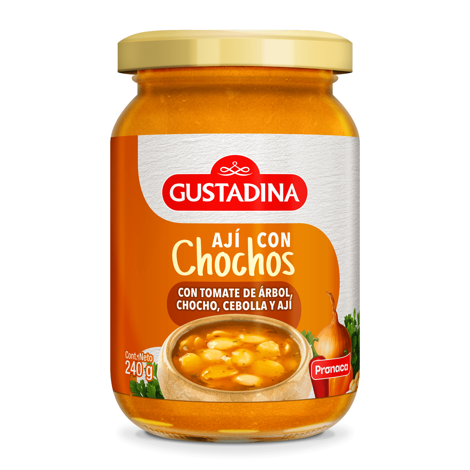AJÍ CON CHOCHOS 240G