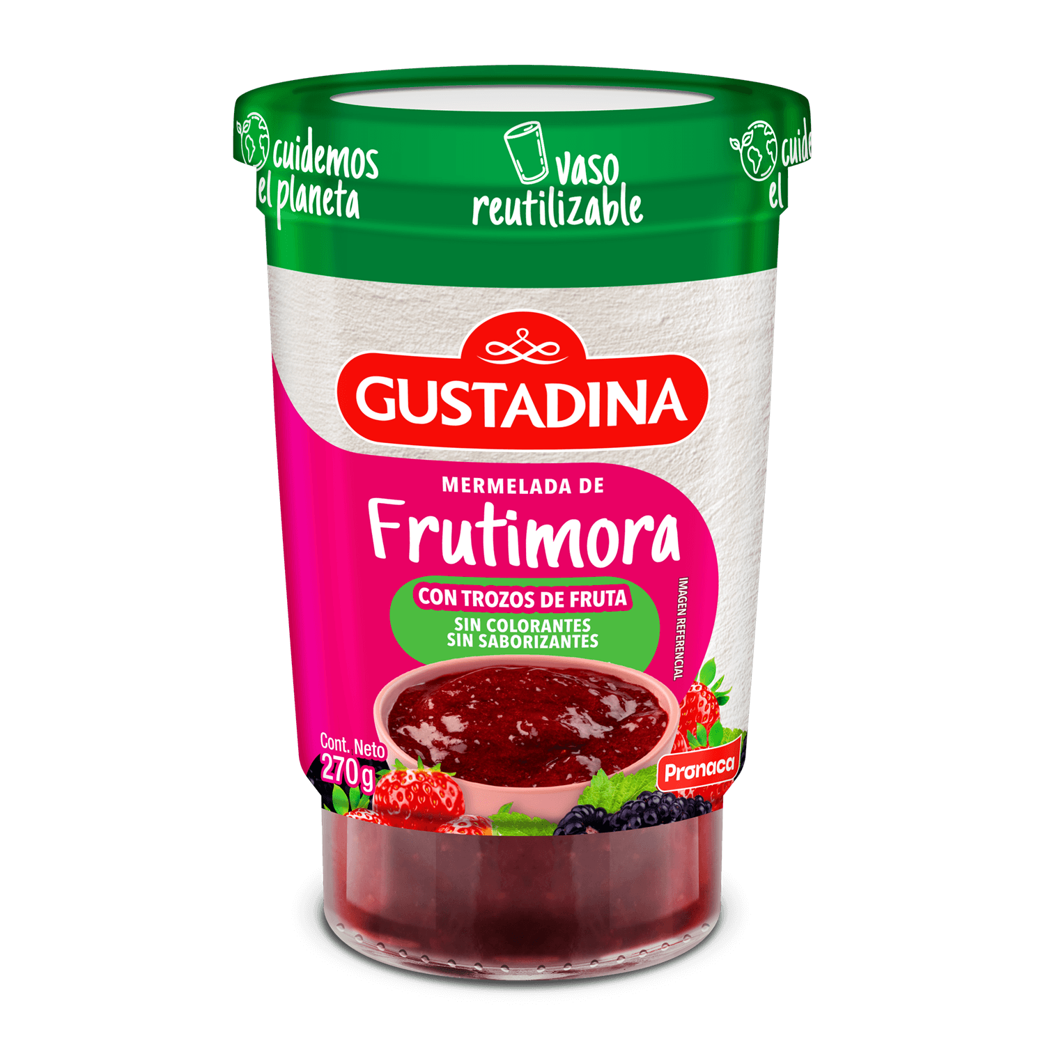MERMELADA FRUTIMORA VASO UTILITARIO 270 G