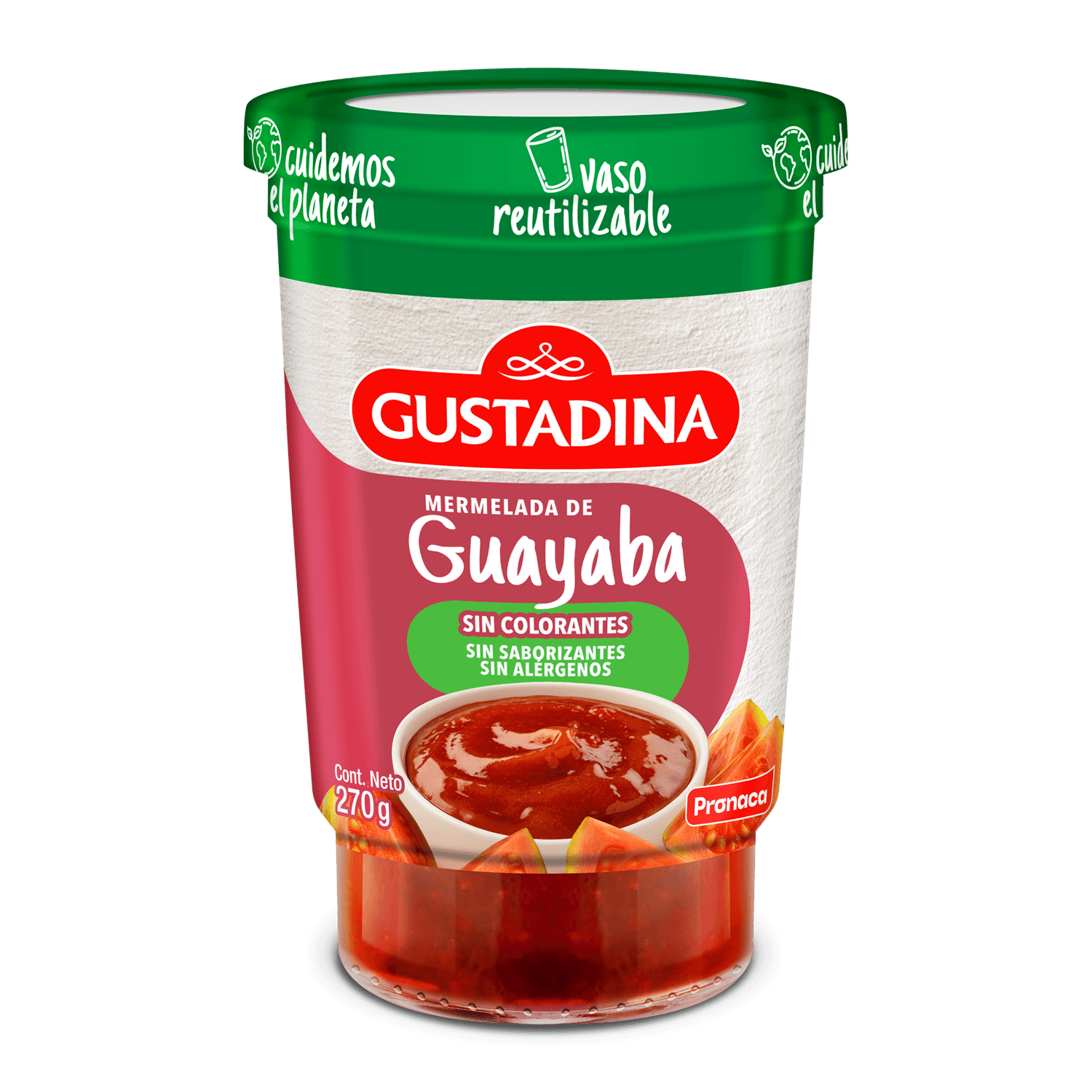 MERMELADA GUAYABA VASO UTILITARIO 270 G