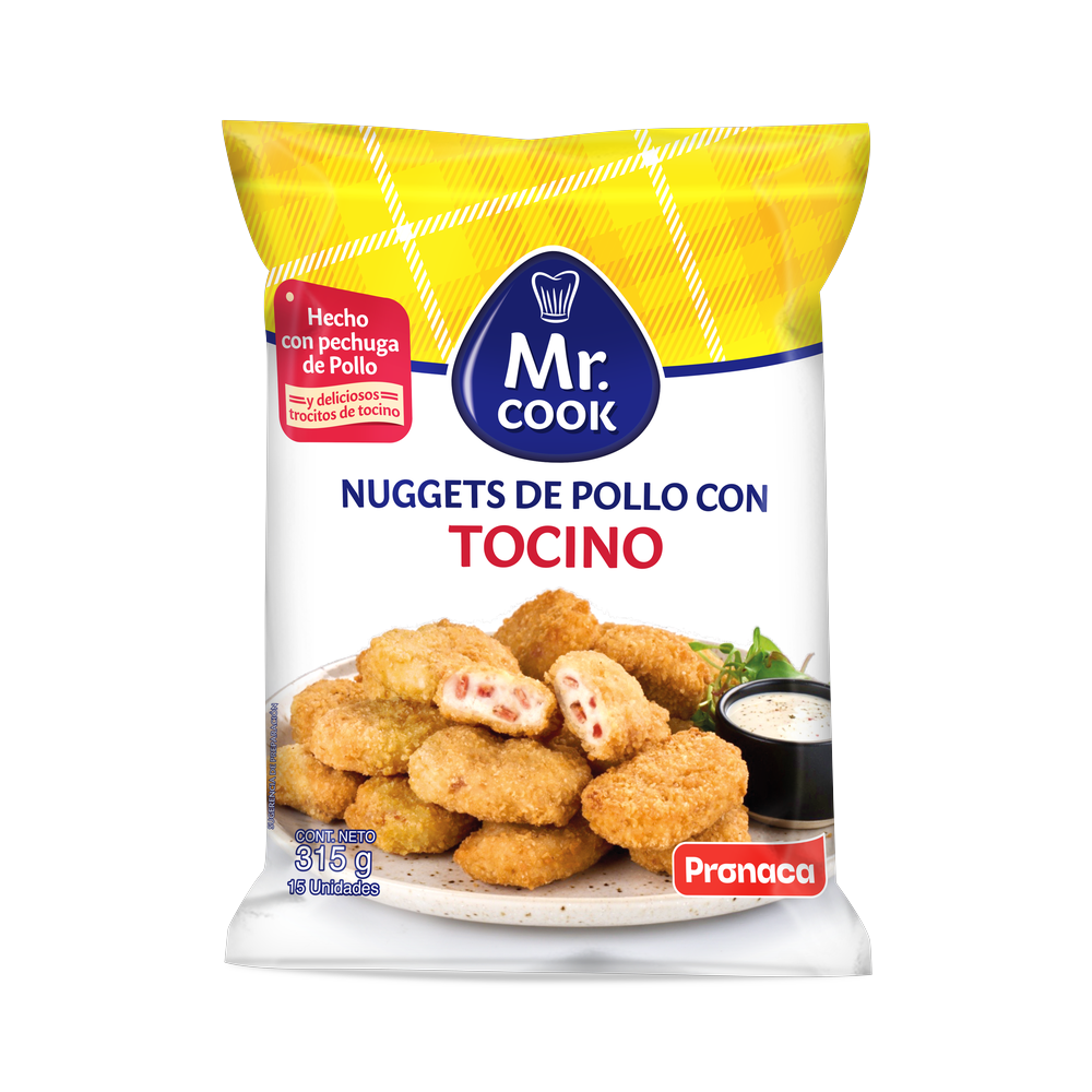 Nuggets de Pollo con Tocino
