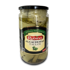 ALCACHOFAS TALLOS RUBINO 680G