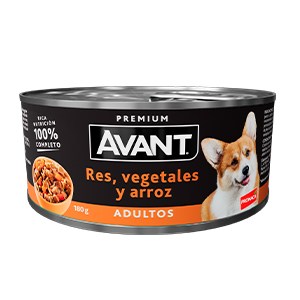Avant Adultos Res, vegetales y arroz
