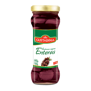 ACEITUNAS NEGRAS ENTERAS 240 G
