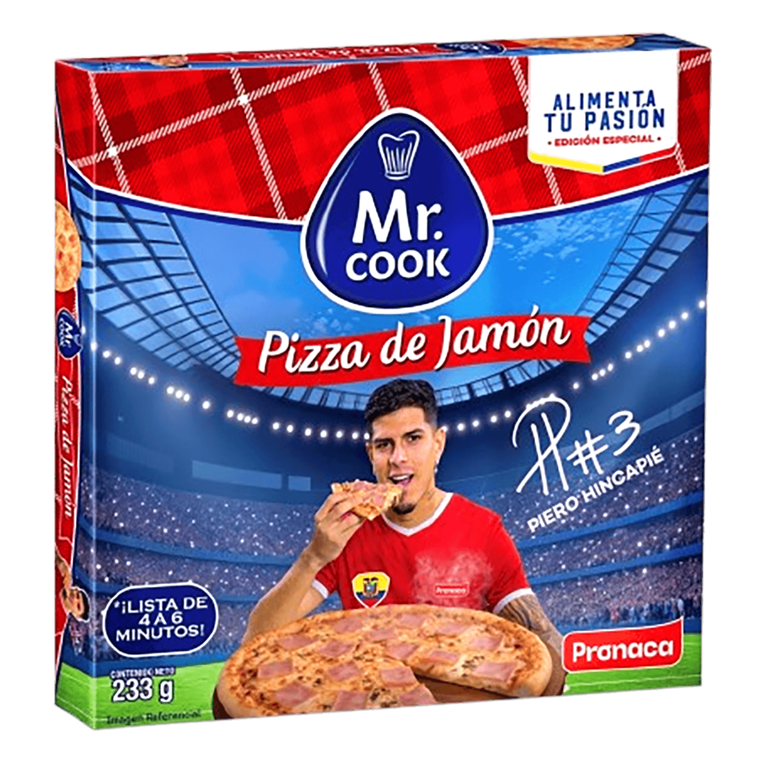 PIZZA DE JAMÓN 233GR