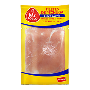 FILETES DE PECHUGA LINEA DIARIA EN FUNDA