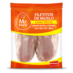 FILETES DE MUSLO LINEA CONGELADOS