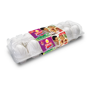 HUEVO BLANCO CON OMEGA 3 DE 12 UNIDADES