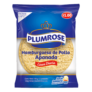 Hamburguesa de Pollo Apanada