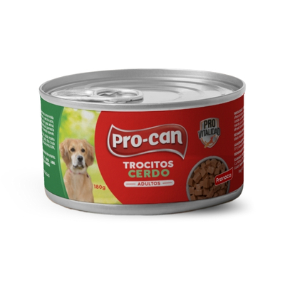 Pro-can Trocitos Cerdo Adultos