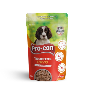 Pro-can Trocitos Pavo Adultos
