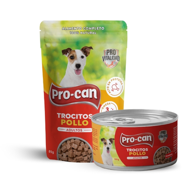 Pro-can Trocitos Pollo Adultos