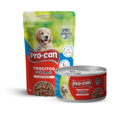 Pro-can Trocitos Pollo Cachorros