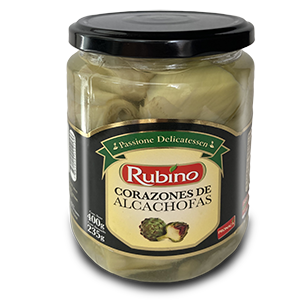 CORAZÓN ALCACHOFA RUBINO 400G