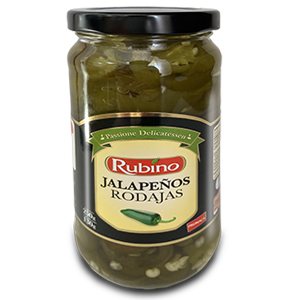 JALAPENIO RODAJAS RUBINO 250G