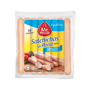 SALCHICHA DE POLLO 500 G