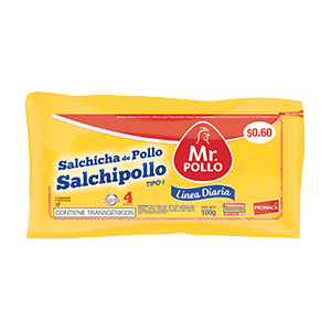 SALCHICHA DE POLLO LÍNEA DIARIA 100 G