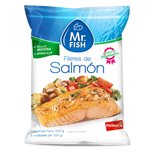 FILETE DE SALMÓN MR FISH 450 G