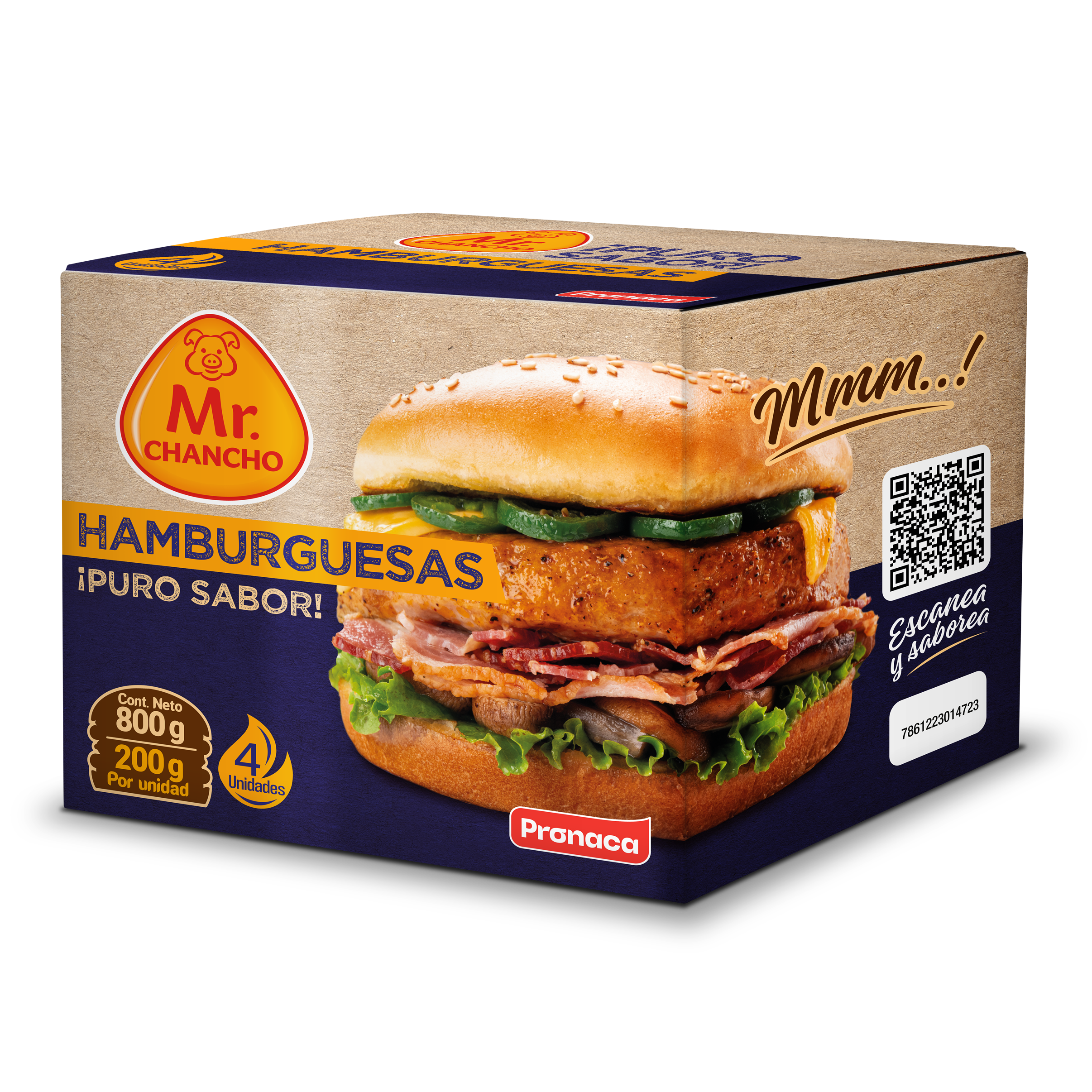 Hamburguesa de cerdo