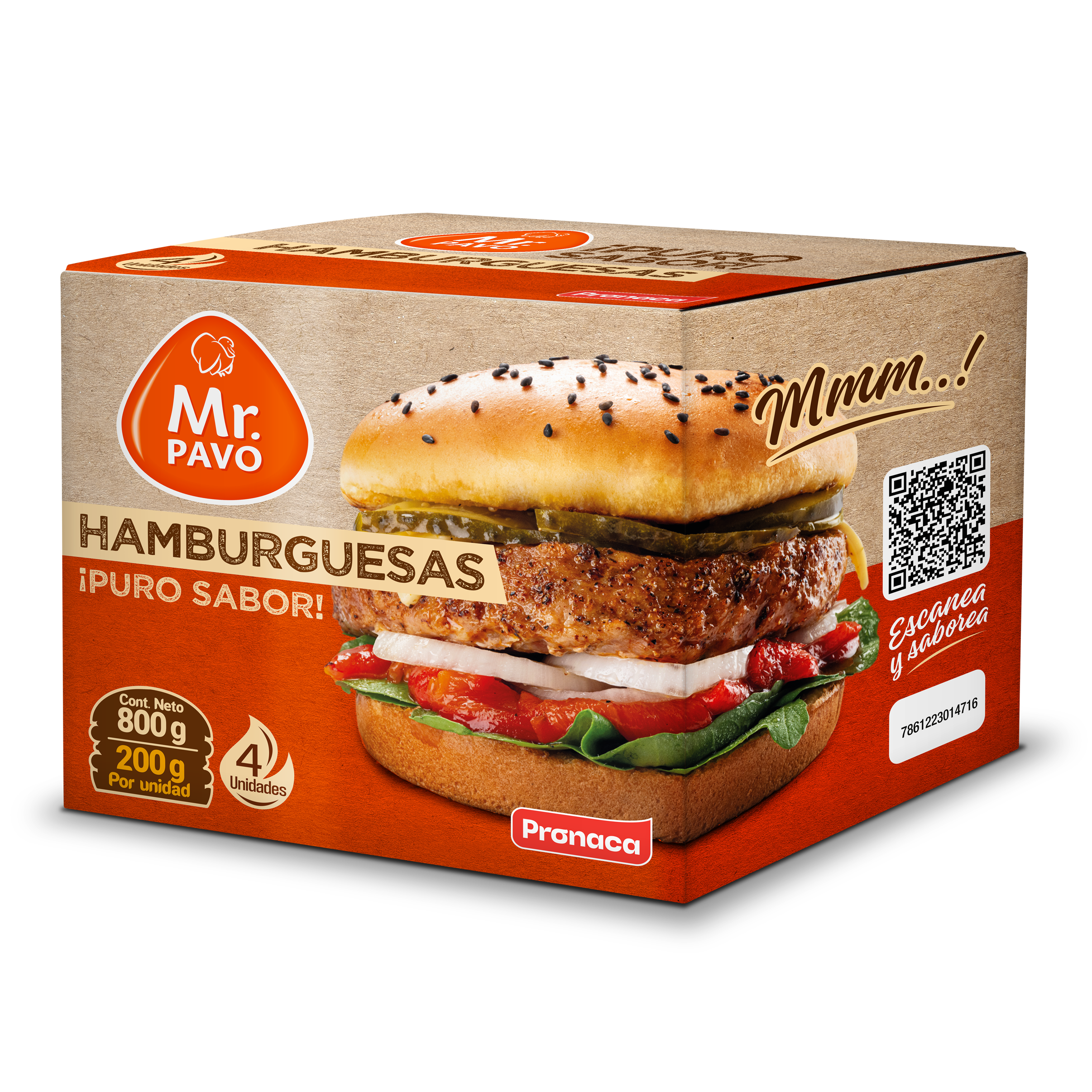 Hamburguesa de pavo
