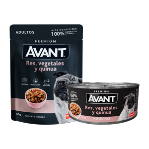Avant Adultos Res, vegetales y quinua