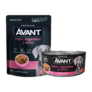 Avant Adultos Pavo, vegetales y arroz