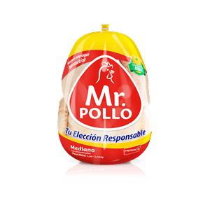 Pollo mediano con menudencia