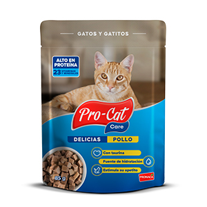 PRO-CAT CARE DELICIAS POLLO 85GR