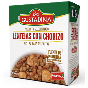LENTEJA CON CHORIZO 380G