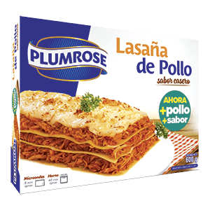 Lasaña de pollo 600 g