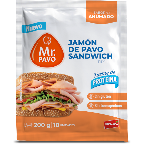 Jamón De Pavo Sandwich 200 G